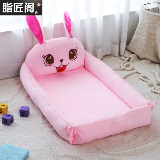 Zhijiangge cute crib-in-bed baby multi-functional bionic bb bed newborn portable foldable anti-pressure children's bed bed-in-bed-Pikachu style + pillow