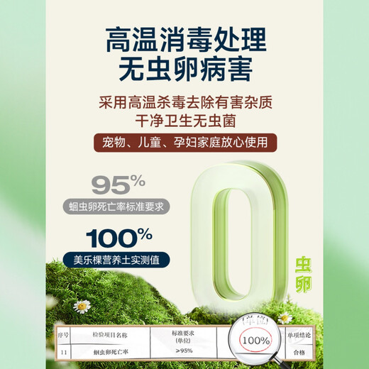 Meileke Nutrient Soil Universal Home Gardening Peat Soil Organic Planting Soil Universal Fertilizer Large Bag Matrix Soil Large Bag Meileke-8L Araceae Nutrient Soil