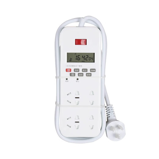 德力西时控开关插座广告灯插排220V鱼缸自动断电定时器时间控制器 10A AC220V