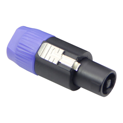 Shadow fiber professional four-core audio connector plug audio cable XLR connector amplifier speaker ohm head 12 inches 15 inches 18 inches professional four-core head blue 2 orange 2