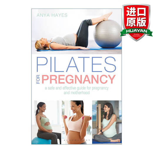 Pilates for Pregnancy, original English version, Pilates during pregnancy, safe fitness guide for expectant mothers, English version, imported original English book