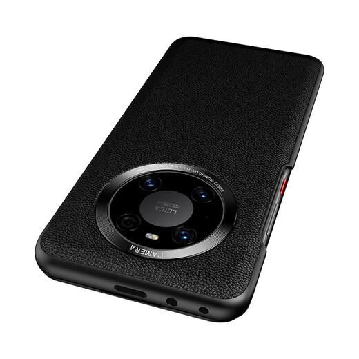 Karen Burton is suitable for Huawei mate40pro mobile phone case Mate40E protective cover magnetically absorbed intelligent leather [Black] Huawei Mate40Pro/40Epro universal