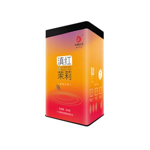 凤牌 红茶 云南滇红茉莉 茶叶 窨制茉莉红茶 250g 中华老字号