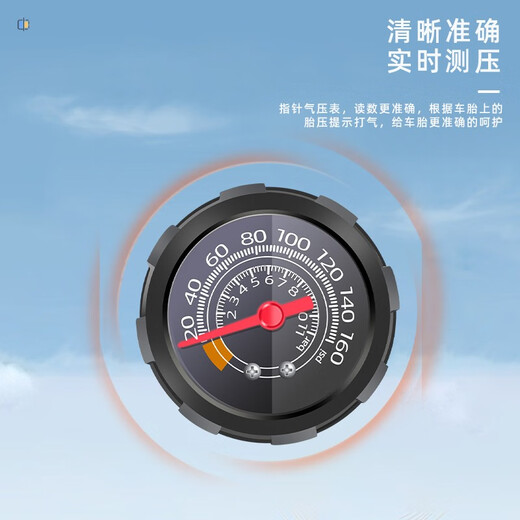 ROGTYO pump stainless steel tube high-pressure bicycle road bike electric battery motorcycle car basketball inflatable universal stainless steel pump-upgraded extended strap watch