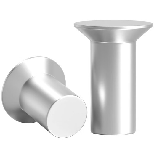 Fengji GB869 aluminum countersunk head rivets percussion flat cone head solid rivets traffic sign M2M3M4M5M6M8 M2*10 200 pieces