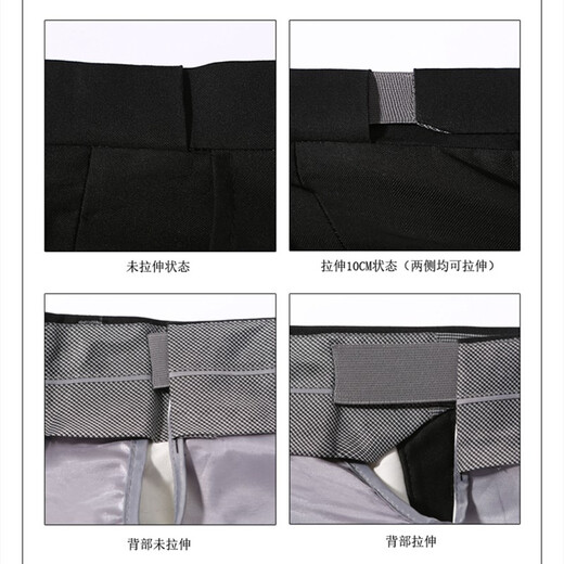 Xi Chen plus size suit men's plus size suit business casual professional workwear groom wedding dress formal black two-piece suit + trousers XL 180 (120-150Jin Jin equals 0.5 kg)