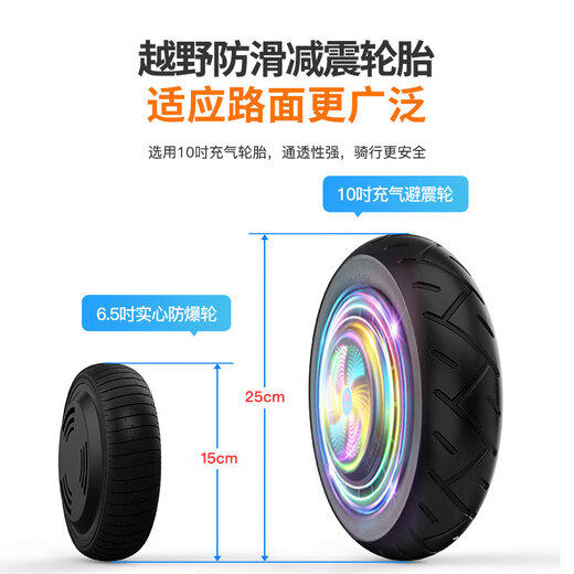 Liao'ao electric children's balance car for 3-6-12 years old, smart somatosensory, automatic two-wheeled parallel car for adults from 10 to 15 years old, new two-wheeled twisting car, 10-inch off-road flagship white APP+ glare wheel