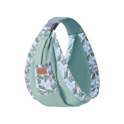 Aiyuanmei Newborn Baby Carrier Baby Horizontal Front Holding Style, Easy and Lightweight for One Person to Hold a Baby When Going Out, Freeing Hands Glaze Green - Cloth Style, Easy to Hold Horizontally/0~36 Pieces