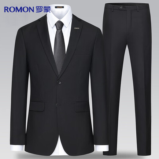 Luo Meng suit men's slim professional formal suit business groomsmen suit groom suit wedding dress men's suit