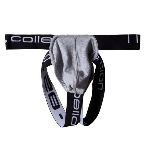 Erotic underwear for men, no need to take off, rear entry thong, sexy hollow butt exposed thong, gay trendy underwear, black M