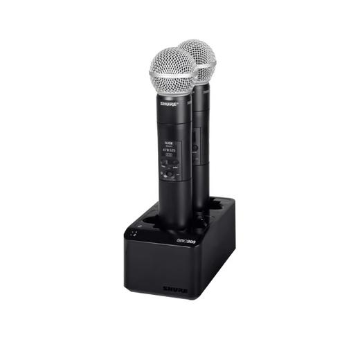 SHURE SLXD24 wireless microphone lithium battery SB903 SBC203 microphone battery charger charging stand SBC203 (battery dual unit charging stand)