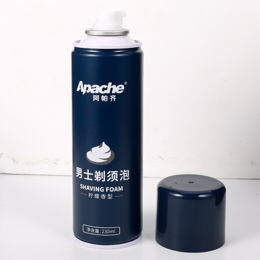 Apache Men's Shaving Foam Apache Shaving Foam Shaving Cream Shaver Manual Softening Beard Shaver Gel Exchange Purchase A Large Bottle of Shaving Foam 230ml