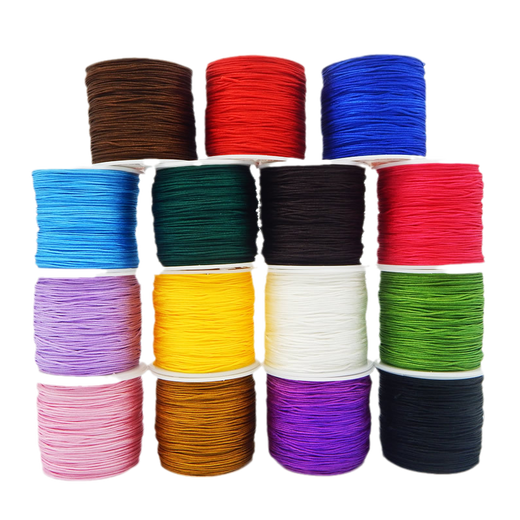 Suodie DIY hand-woven rope animal year rope bracelet rope braided lanyard necklace rope colorful rope No. 72 jade wire rope five colors No. 72 thick 0.8mm about 45 meters / roll