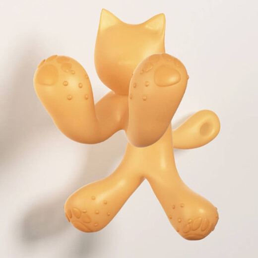 Yoshida Hisamori JTOSEN 3-6-12 months baby teether baby Manhattan hand ball chewing soft silicone giraffe cat + anti-drop chain + box