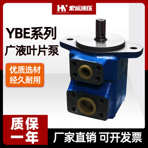 Guangye hydraulic vane pump YBE-80/100/125/160/200 hydraulic pump assembly accessories small hydraulic pump Hongyi YBE-10 (Xianju Yongling)