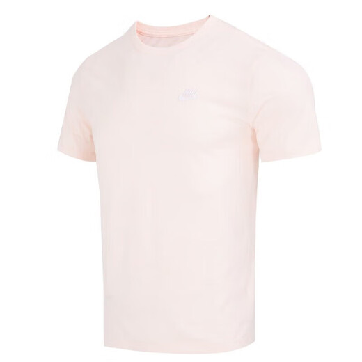 耐克（NIKE）短袖男装夏季新款运动服宽松透气半袖衫时尚舒适休闲圆领T恤衫 AR4999-686/粉色 XL