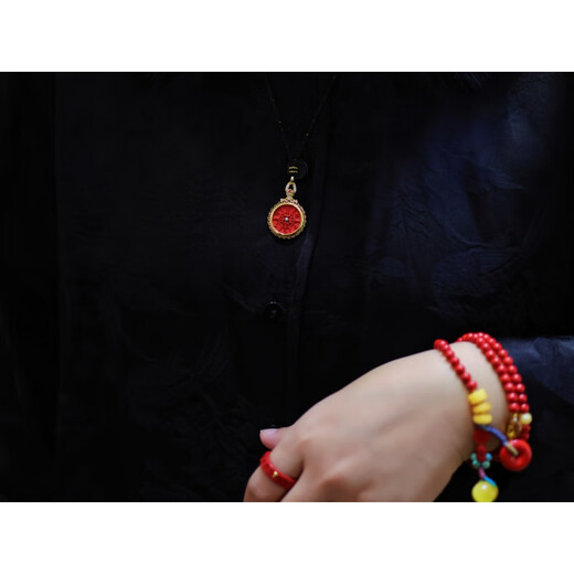 DL 1998 Fat Donglai's same style cinnabar ring, a lifetime of peace and peace for male and female couples, special promotion event, one year old, safe, large (inner diameter of the ring 20mm)