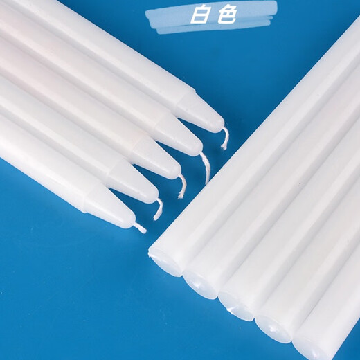 Yigongda Jingcang Suda Emergency Lighting Candle Daily Experimental Power Outage Emergency 2*20.5cm (10 pieces/pack) White