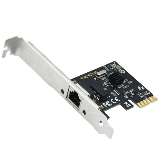 GRIS PCI-E to 2.5G Gigabit network card 2500M computer 4-port 2500M desktop M2 server I225V Synology esxi soft routing convergence RTL8125B mini mini 8125B chip 2.5G single port LD