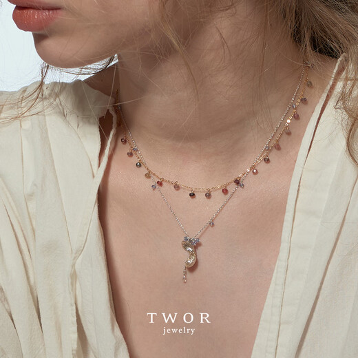 Baozha natural tanzanite mini shell necklace can open the treasure box 925 sterling silver clavicle chain for women Tanzanite mini small shell box necklace