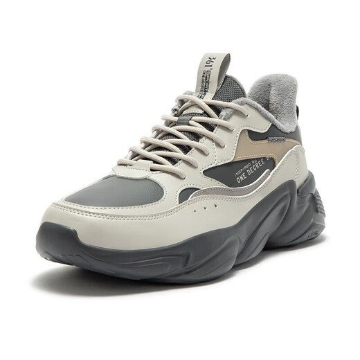 361 Sports shoes for men, winter velvet warm retro casual dad running cotton shoes for men 672336762F-1