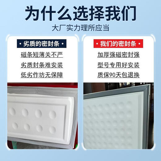 Milk tea shop restaurant refrigerator freezer seal special door seal seal ring universal can be customized national standard model specified size specified style