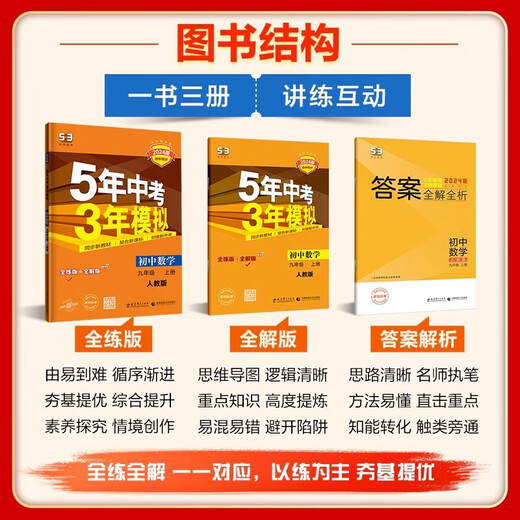 53 Übungsfragen jeden Tag 2024 5. Junior High School Aufnahmeprüfung dreijähriger Simulation Simulation der siebten Klasse Erste Band Zweite Junior High School Mathematik Englisch Chinesische Physik Politiker Historie Geographie Biologie Volksbildungsversion Synchrone Übungen Full Set 789 Junior High School First 2353 Mathematics Hebei Education Edition Achtel der ersten Band
