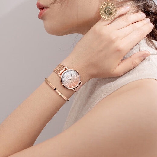 FILA watch female New Year gift for girlfriend simple baby's breath watch gift box 6072-101A