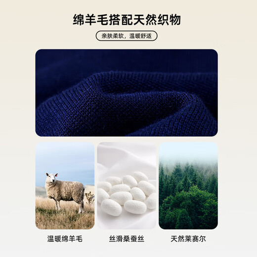 Navigare Italian small sailing women's sweater spring and autumn round neck cardigan sweater jacket 2334092061 Navy M