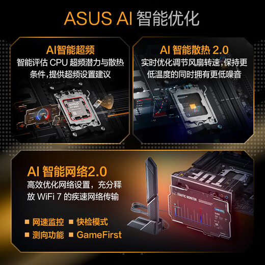 ASUS B650 B850 X870 Placa base con la serie AMD9000 Ryzen R7 9800X33D 9950X33 CPU Tablero de placa base U Set ASUS TUF X870-Plus Wifi R9 9900X Flower Película