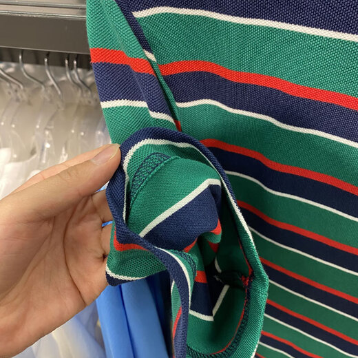 耐克（NIKE）短袖男装2025夏季新款健身训练运动服时尚翻领POLO衫透气休闲T恤 FN3897-410蓝绿条纹 XL