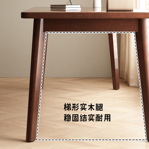 Jiayi all solid wood double desk long table against the wall narrow table study table study table writing table bedroom office computer table
