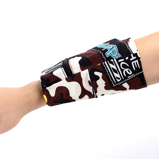 IGIFTFIRE running mobile phone bag arm bag wrist bag sleeve sleeve unisex outdoor morning running fitness wristband equipment sports arm sleeve camouflage black 6.6 inches light and breathable