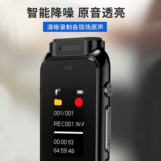 飞利浦（PHILIPS）录音笔 VTR5010高清降噪录音 超长待机 外放 语音转文本 学习商务会议采访录音笔MP3播放器 VTR5010标配16G外放电脑转文本