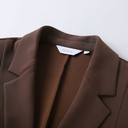 Xianlixiu spring new style plus size women's clothing for fat mm, high-end temperament, commuting, versatile, stretchy and comfortable solid color suit 4133 black 2XL