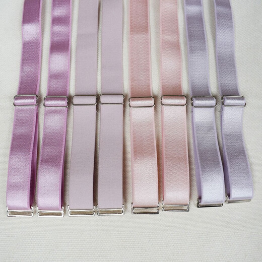 朵兰达60厘米超长款内衣肩带 弹力舒适可交叉防滑文胸带 加长胸罩带子女 黑色【1.8cm带宽】（超长款） 1付 (平铺长度58-63cm)