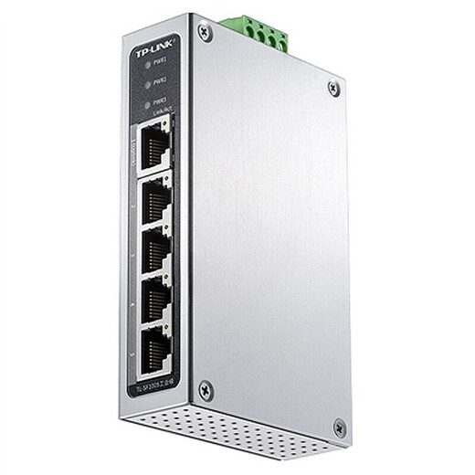 Pulian (TP-LINK) industrial-grade switch 5-port 8-port 16-port 100M Gigabit industrial-grade Ethernet switch monitoring network cable splitter splitter metal body rail installation TL-SG1005 industrial grade 5-port Gigabit second-layer management