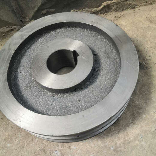 Pulley pulley triangle pulley B type three slot double slot motor pulley national standard cast iron wheel can be customized national standard B type double slot outer diameter 160 inner diameter 38
