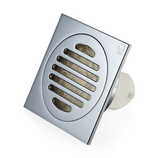 Submarine TF50-10 floor drain four-proof floor drain automatic sealing copper chrome-plated mirror shower dry area drainage 50 diameter