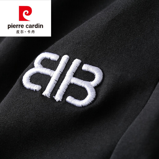 皮尔卡丹高档品牌男装 2022夏季透气纯棉休闲裤男士休闲卫裤薄款直筒小脚运动修身长裤潮针织 9928灰色 M