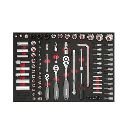 Bestai 158-piece heavy-duty tool trolley auto repair trolley with tools tool trolley auto repair maintenance trolley set 6604S