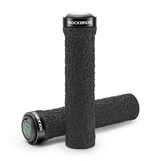 Rock Brothers bicycle mountain bike handlebar cover handle locking anti-slip handlebar bicycle riding equipment accessories black (with installation tools)