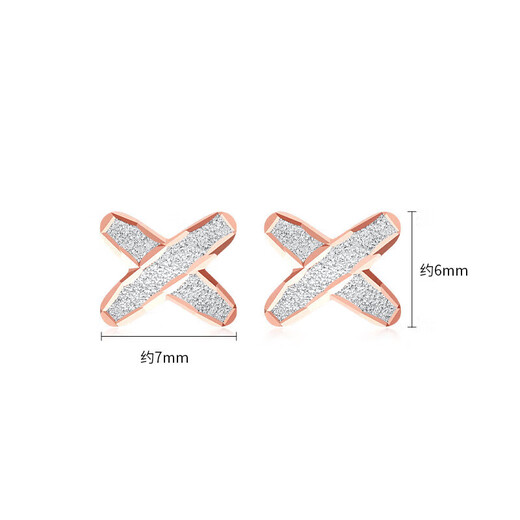 Chaohongji Lottery Gold 18K Gold Earrings Birthday Gift for Women Freshman EEK30008477 Pair