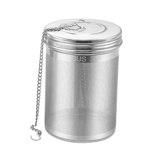 Qihuijie 304 stainless steel tea filter, tea leak, tea filter, tea brewer, teapot, seasoning ball, tea cup, thermos cup, tea separator, extra large