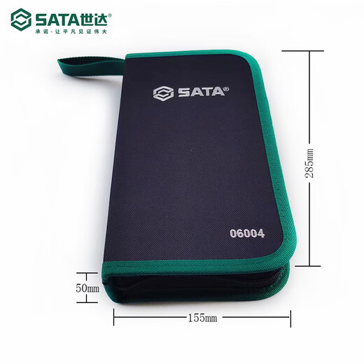 SATA tool bag multifunctional portable thickened canvas bag tool bag hardware storage bag strong and durable tool bag (excluding tools) 06004
