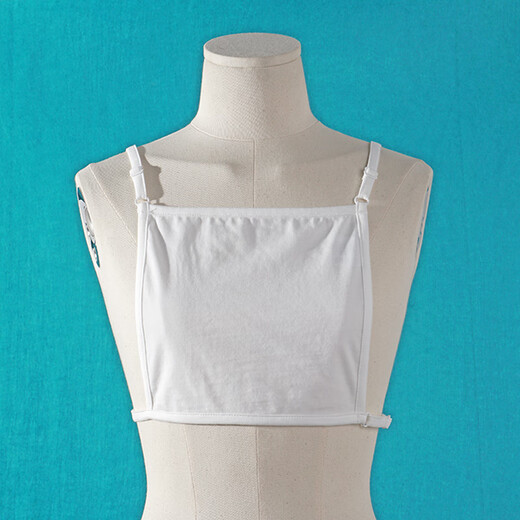 Buupnn one-piece chest cover, anti-exposure sling, thin Hanfu inner layer, adjustable bottoming chest cloth, cotton summer, black L (suitable for 88-100 bust)