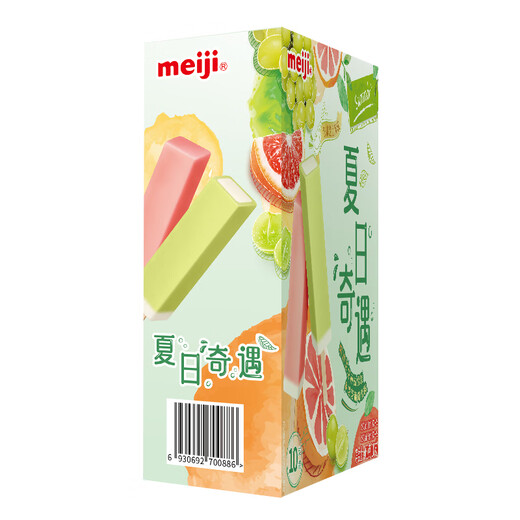 Meiji meiji grapefruit, grape ice cream 46g*10 pieces in color box
