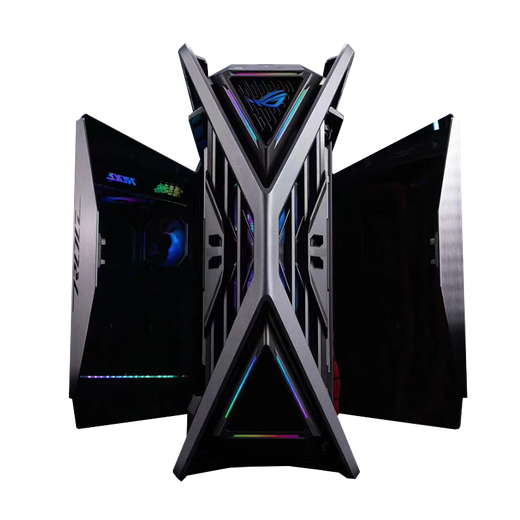 ASUS ROG Family Bucket R7 9800X3D AMD RTX5080 Host Night God Creator DIY Customized Host Game Rendering Assembly Computer AI Learning Complete Machine Four R7 9800X3D+RTX5080