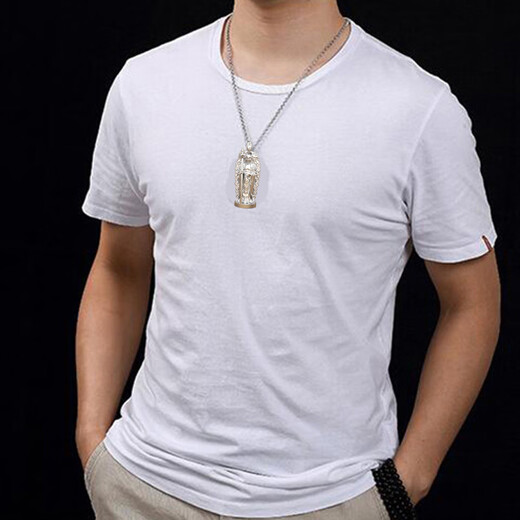 Fengyan Ksitigarbha Bodhisattva pendant new three-dimensional solid Ksitigarbha Buddha statue Buddha amulet s925 silver standing sticker none