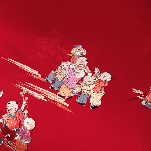 NOAHER Home Textiles Four-piece wedding bedding set 100-count long-staple cotton heavily embroidered wedding multi-piece set Newlyweds festive bedding pure cotton set Sheet style four-piece set 2.0m (6.6 feet) bed (220 240 quilt sets) NOAHER Home Textiles Four-piece wedding bedding set 100-count long-staple cotton heavily embroidered wedding multi-piece set Newlyweds festive bedding pure cotton set Sheet style four-piece set 2.0m (6.6 feet) bed (220 240 quilt sets)